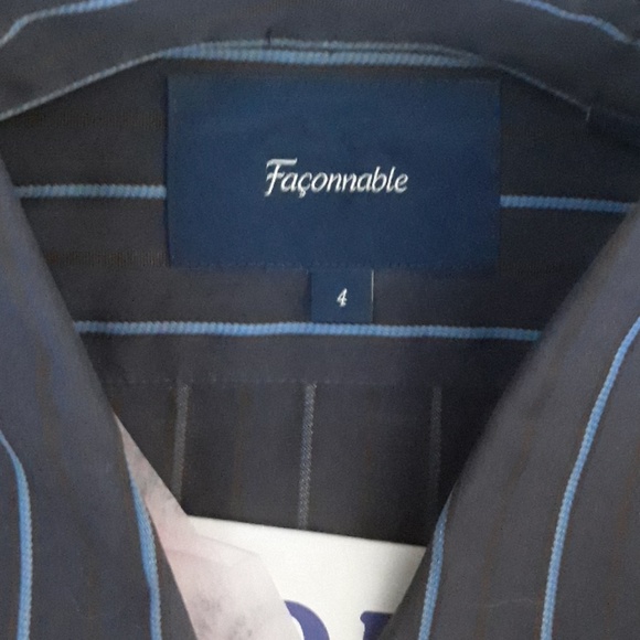 Faconnable Button-down Striped Shirt - Picture 5 of 7